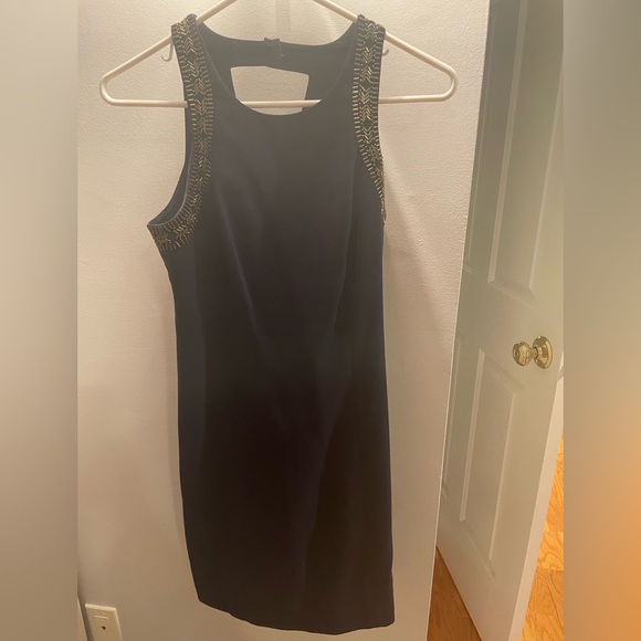 Lilly Pulitzer Navy Beaded Chrissy Dress - Picture 2 of 8